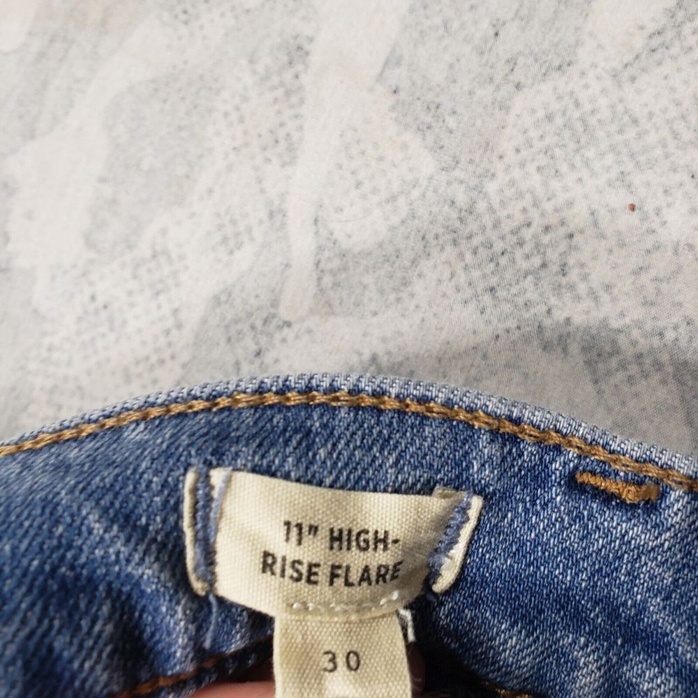 Madewell Light Blue Flare & Wide Leg Jeans - Picture 4 of 12